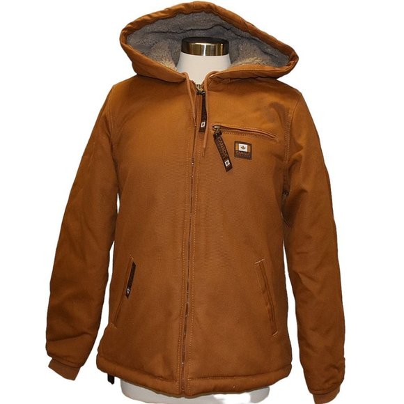 Canada Work Gear Brown Hooded Field/Barn/Chore Coat - Picture 2 of 12